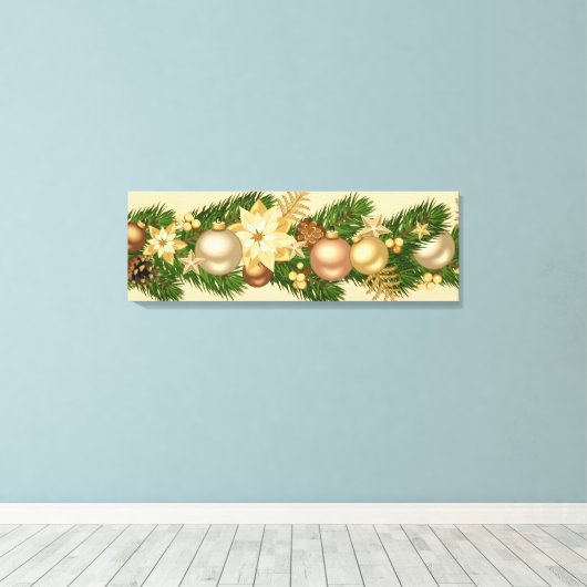 Holiday Canvas Art-Festive Garland (Insitu (Houten vloer))