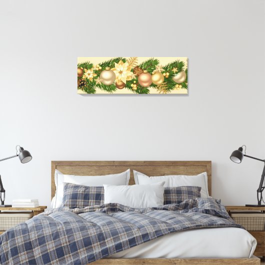 Holiday Canvas Art-Festive Garland (Insitu (Slaapkamer))