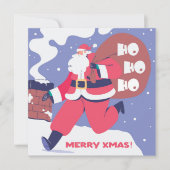 Holiday card HoHoHo Feestdagenkaart (Voorkant)