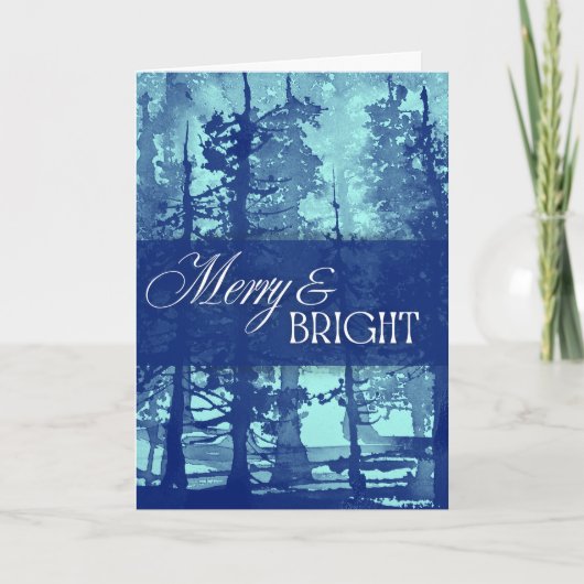 Holiday Card - Merry and Bright Kaart (Voorkant)