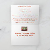 Holiday Card Recipe Feestdagen Kaart (Binnen)