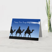 Holiday Card Three Wise Men Epiphany Feestdagen Kaart (Voorkant)