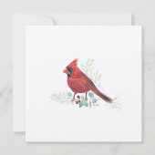 Holiday Cardinale Kunst Feestdagenkaart (Voorkant)
