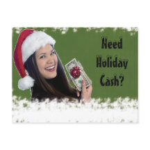 Holiday Cash-Briefkaart
