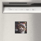 Holiday Cat Magnet (Insitu (Vaatwasser))