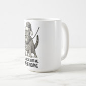 Holiday Cat “We’re Moving" Koffiemok (Voorkant rechts)