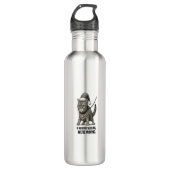 Holiday Cat “We’re Moving" Waterfles (Voorkant)