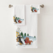 Holiday Cavalier King Charles Spaniel Bad Handdoek (Insitu)