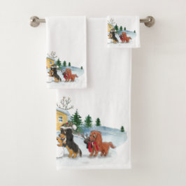 Holiday Cavalier King Charles Spaniel Bad Handdoek