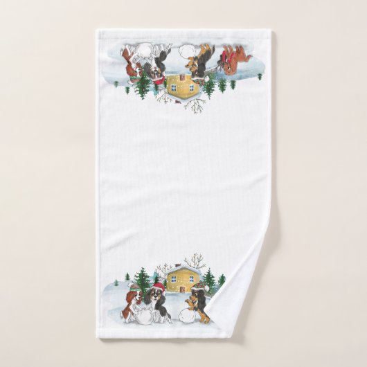 Holiday Cavalier King Charles Spaniel Bad Handdoek (Handdoek)