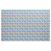 Holiday Cavalier King Charles Spaniel Fabric Stof (Fat Quarter)