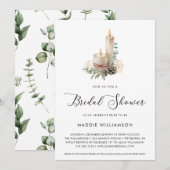 Holiday Champagne en Eucalyptus Vrijgezellenfeest Kaart (Voorkant / Achterkant)