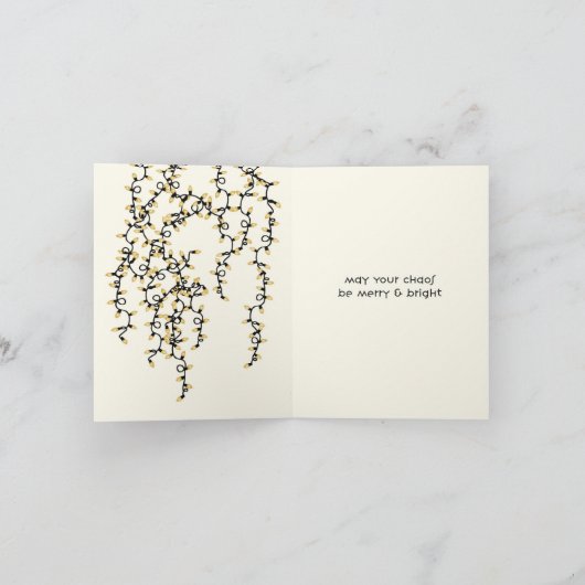 Holiday Chaos Card Kaart (Binnen)