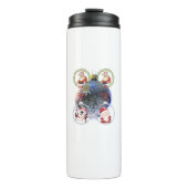 Holiday Characters on a Snowflake Ornament Thermosbeker (Voorkant)