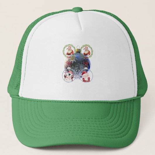 Holiday Characters on a Snowflake Ornament Trucker Pet (Voorkant)