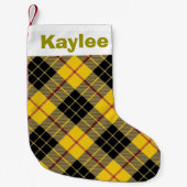 Holiday Charm Clan MacLeod van Lewis Tartan Kleine Kerstsok (Voorkant)