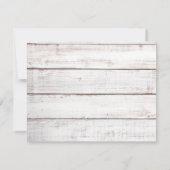 Holiday Charm II Winter/Kerst Dankbrief Kaart (Achterkant)