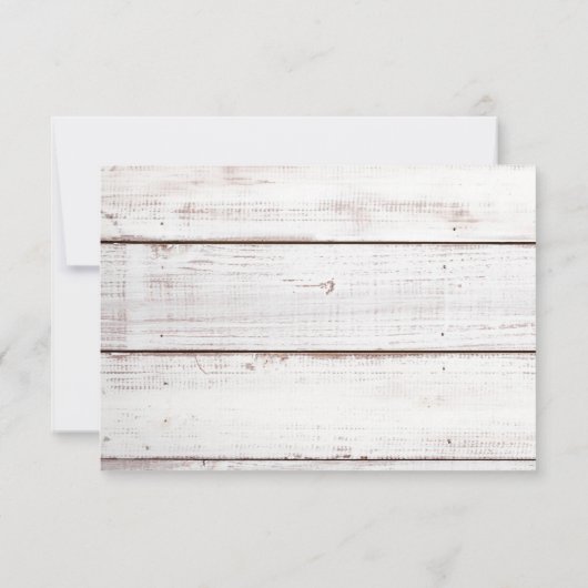 Holiday Charm II Winter/Kerst Reactie Kaart (Achterkant)