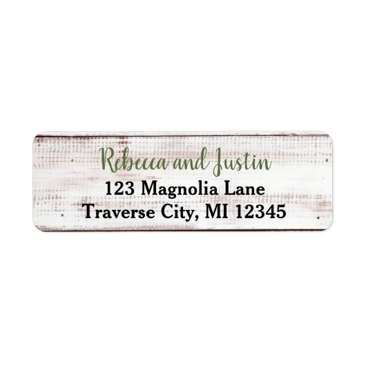 Holiday Charm Winter Kerstlabel Etiket (Voorkant)