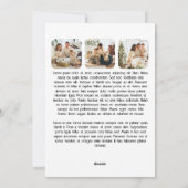 Holiday Cheer 12 Foto Kerstmis gepersonaliseerd Feestdagenkaart (Achterkant)