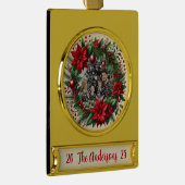 Holiday Cheer – A Family Christmas Keepsake Verguld Banner Ornament (Rechts)