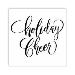 Holiday Cheer Brush Calligraphy Rubberstempel