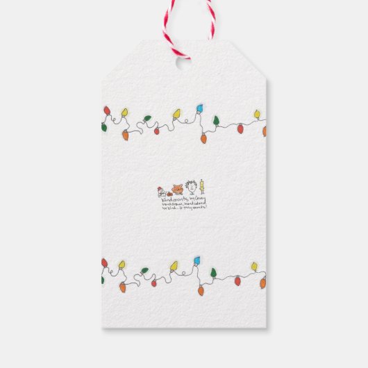 Holiday Cheer Cadeaulabel (Achterkant)