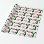 Holiday Cheer Cheerleader Holiday Spirit Cadeaupapier (Uitgerold)