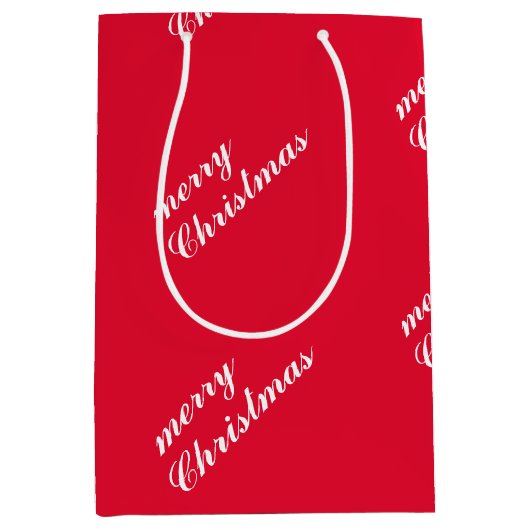 Holiday Cheer Christmas Medium Gift Bag for Holida Cadeauzakje (Voorkant)