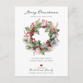 Holiday Cheer Christmas Moving Aankondiging (Voorkant)