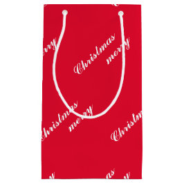 Holiday Cheer Christmas Small Gift Bag for Festive Klein Cadeauzakje