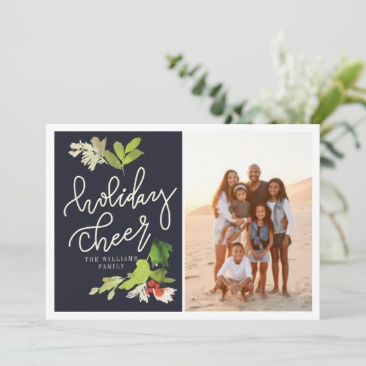 HOLIDAY CHEER FEESTDAGENKAART (Staand voorkant)