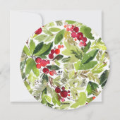 HOLIDAY CHEER FEESTDAGENKAART (Achterkant)