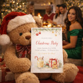 Holiday Cheer Gathering Invitation Kaart