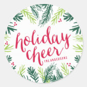 Holiday Cheer | Gift Label Stickers (Voorkant)