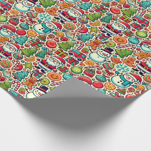Holiday Cheer Gift Wrap Cadeaupapier (Hoek)