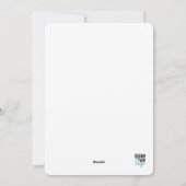 Holiday Cheer Gold-fotokaart Feestdagenkaart (Achterkant)