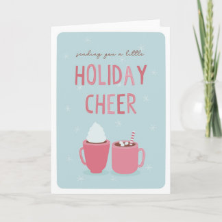 Holiday Cheer Greeting Card (blank inside) Kaart