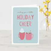 Holiday Cheer Greeting Card (blank inside) Kaart (Gele Bloem)