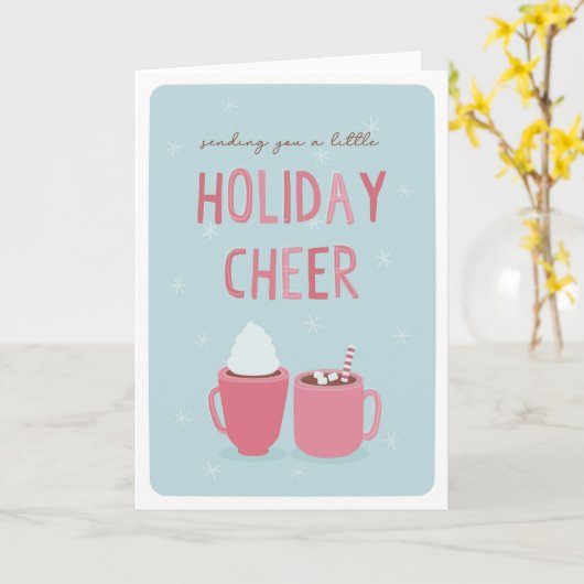 Holiday Cheer Greeting Card (blank inside) Kaart (Gele Bloem)