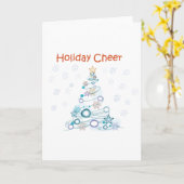 Holiday Cheer Greeting Kaart (Gele Bloem)