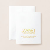 HOLIDAY CHEER Holiday Kaart Gold (Met envelop)