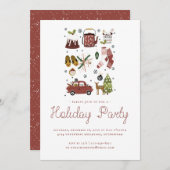 Holiday Cheer | Illustratiepartij Kerstmis (Voorkant / Achterkant)