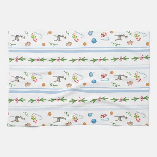 Holiday Cheer Kitchen Towel Theedoek (Horizontaal)