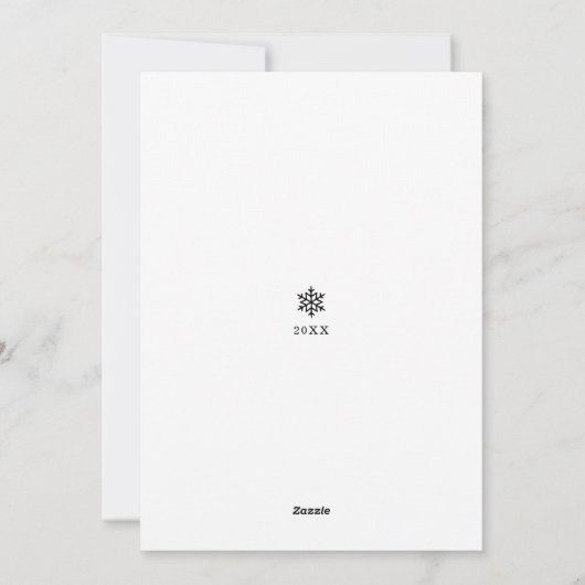 HOLIDAY CHEER | Kute Little Red Airplane Feestdagenkaart (Achterkant)