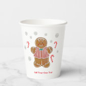 Holiday Cheer Paper cup Papieren Bekers (Achterkant)