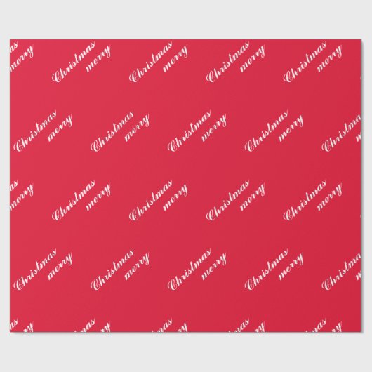 Holiday Cheer Patterned Christmas Festive Gift Cadeaupapier (Vlak)