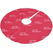 Holiday Cheer Patterned Christmas Kerstboom Rok (Gekanteld)