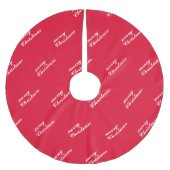 Holiday Cheer Patterned Christmas Kerstboom Rok (Voorkant)