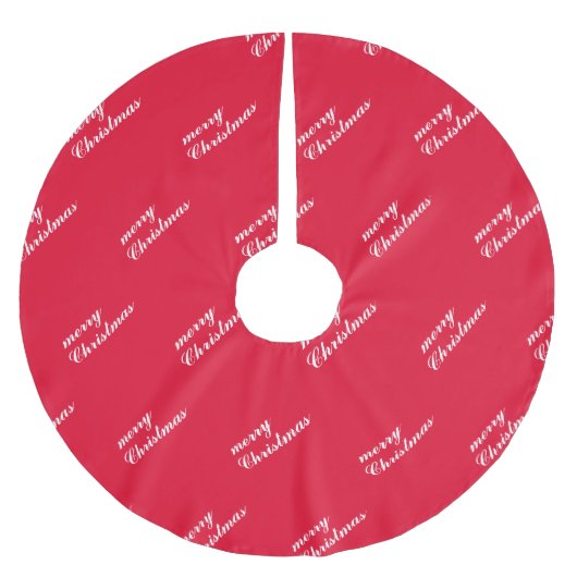 Holiday Cheer Patterned Christmas Kerstboom Rok (Voorkant)